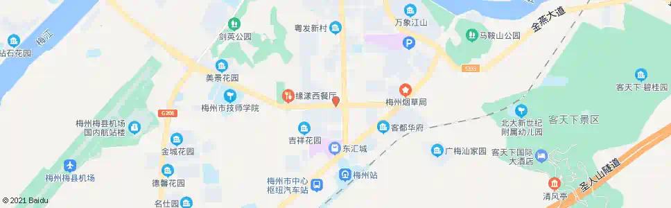 梅州站前路口_公交站地图_梅州公交_妙搜公交查询2024