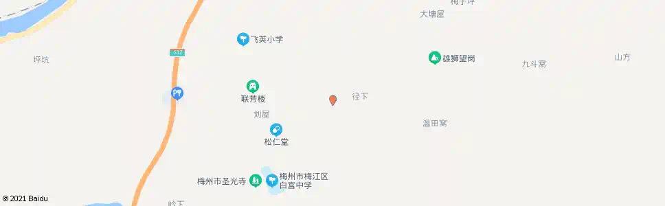 梅州岗子上_公交站地图_梅州公交_妙搜公交查询2024