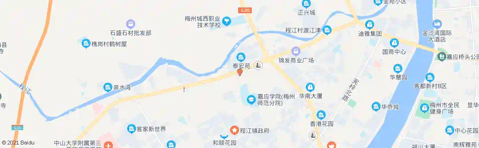 梅州锭子桥_公交站地图_梅州公交_妙搜公交查询2024