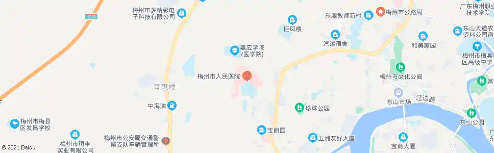 梅州黄塘江北院区_公交站地图_梅州公交_妙搜公交查询2024