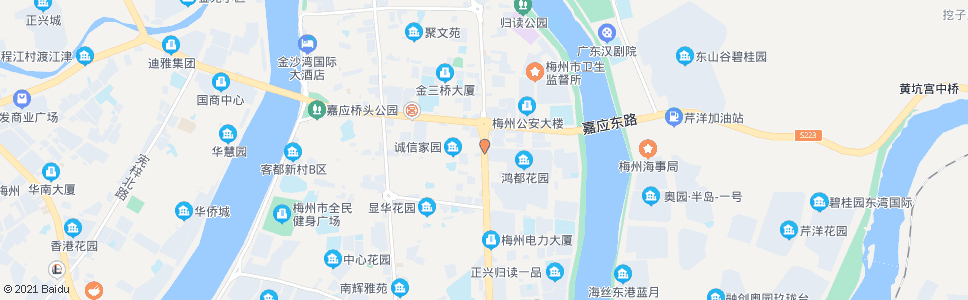梅州江南车站_公交站地图_梅州公交_妙搜公交查询2024