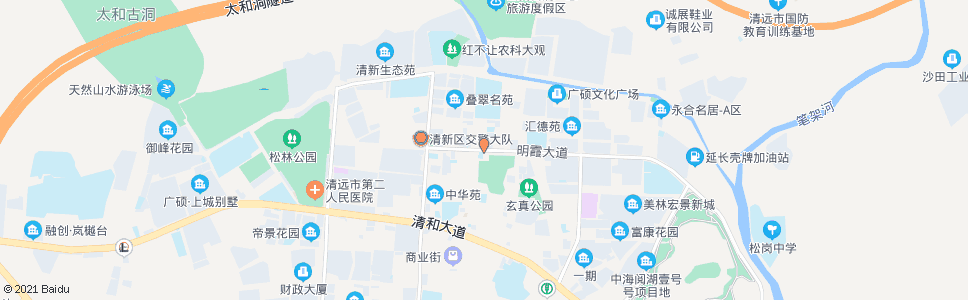 清远清新公园_公交站地图_清远公交_妙搜公交查询2024