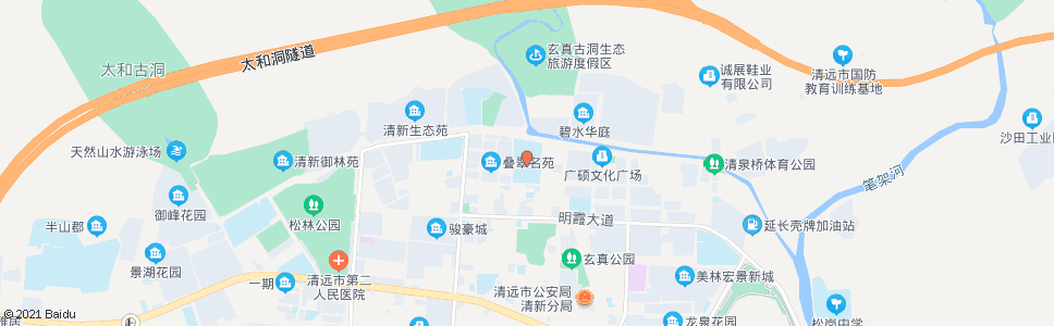 清远市技工学校_公交站地图_清远公交_妙搜公交查询2024