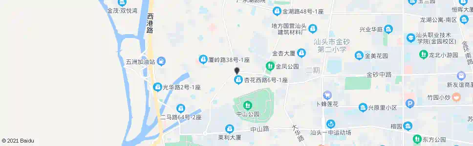 汕头金砂西路_公交站地图_汕头公交_妙搜公交查询2024