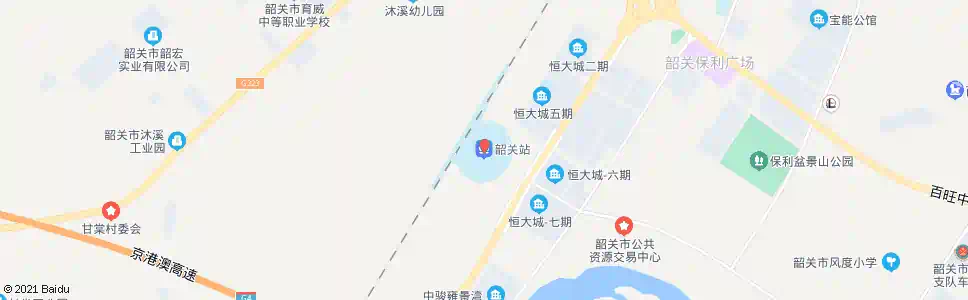 韶关西联_公交站地图_韶关公交_妙搜公交查询2024