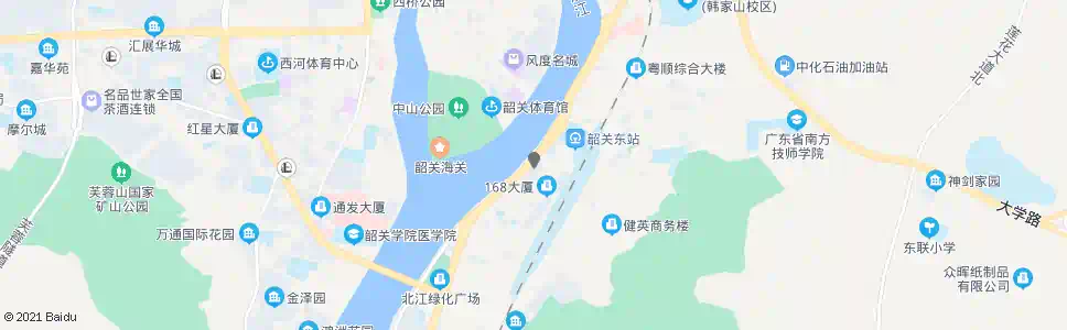 韶关江畔服装批发广场_公交站地图_韶关公交_妙搜公交查询2024