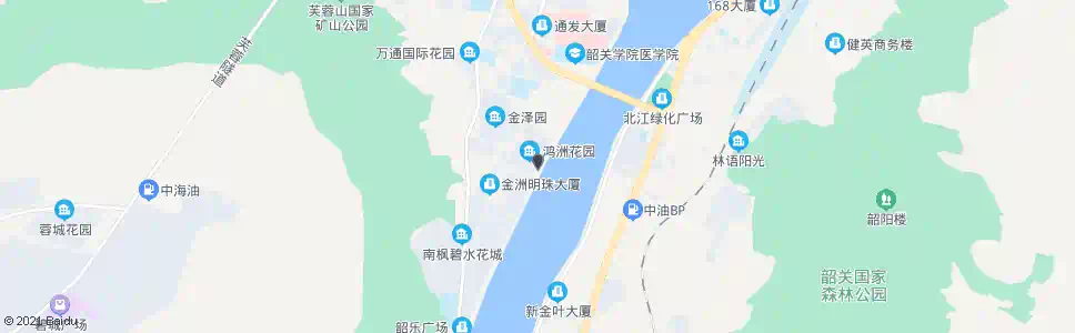 韶关鸿洲花园_公交站地图_韶关公交_妙搜公交查询2024