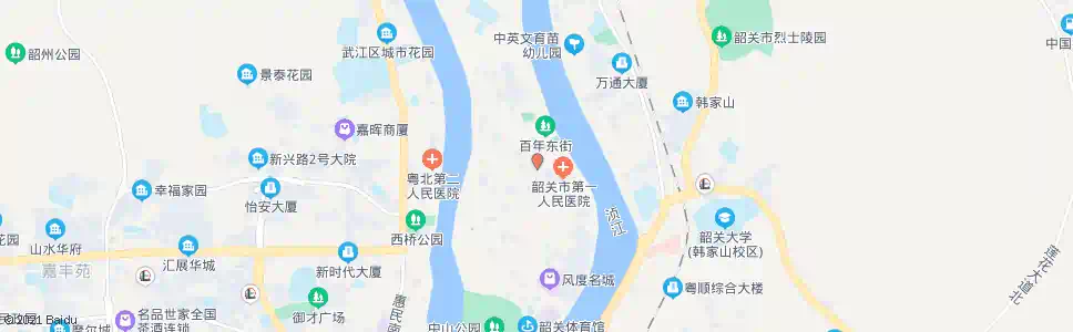 韶关风采广场_公交站地图_韶关公交_妙搜公交查询2024