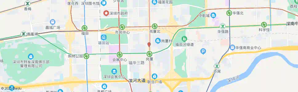 深圳彩福大厦_公交站地图_深圳公交_妙搜公交查询2024