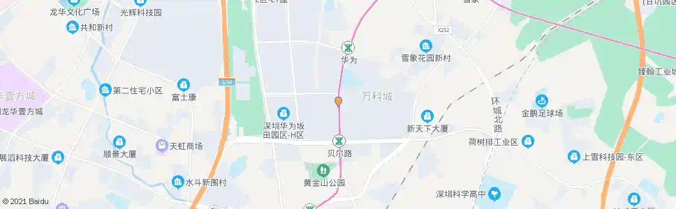 深圳万科城_公交站地图_深圳公交_妙搜公交查询2024