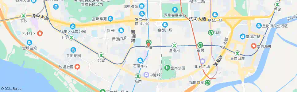 深圳福田区委_公交站地图_深圳公交_妙搜公交查询2024