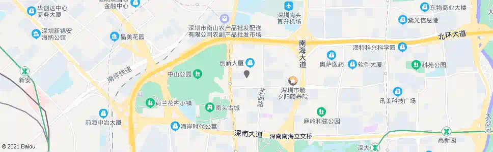 深圳南山设计产业园_公交站地图_深圳公交_妙搜公交查询2024