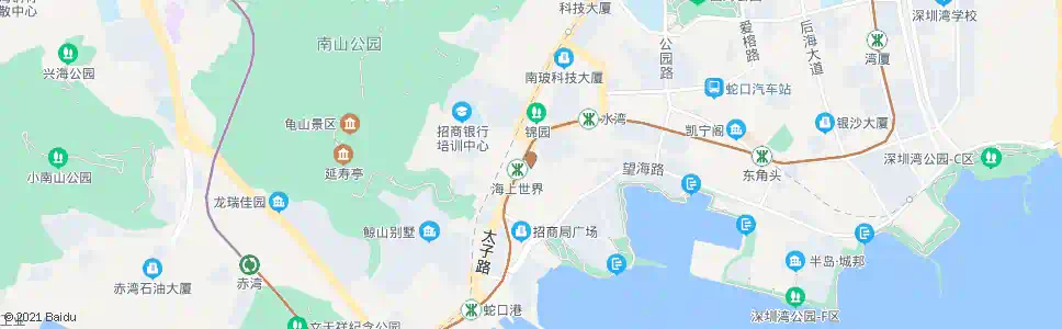 深圳海上世界公交接驳站_公交站地图_深圳公交_妙搜公交查询2024