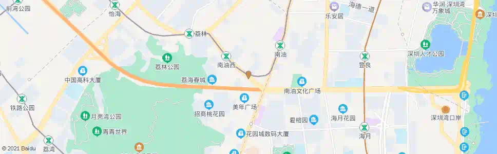 深圳荔秀文化街_公交站地图_深圳公交_妙搜公交查询2024