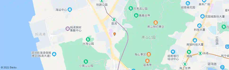 深圳荔山工业园总站_公交站地图_深圳公交_妙搜公交查询2024