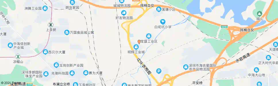 深圳福永明辉厂_公交站地图_深圳公交_妙搜公交查询2024