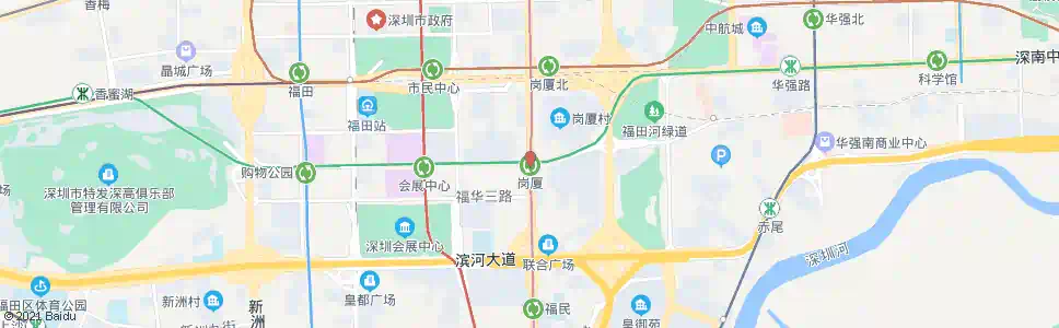 深圳岗厦站_公交站地图_深圳公交_妙搜公交查询2024