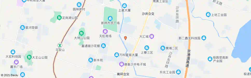 深圳沙井劳动社保站_公交站地图_深圳公交_妙搜公交查询2024