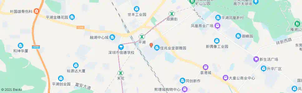 深圳平湖火车站公交接驳站_公交站地图_深圳公交_妙搜公交查询2024