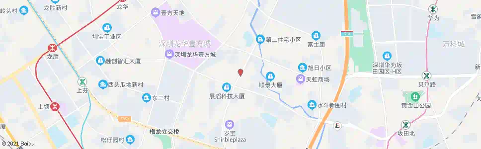 深圳松和小学_公交站地图_深圳公交_妙搜公交查询2024