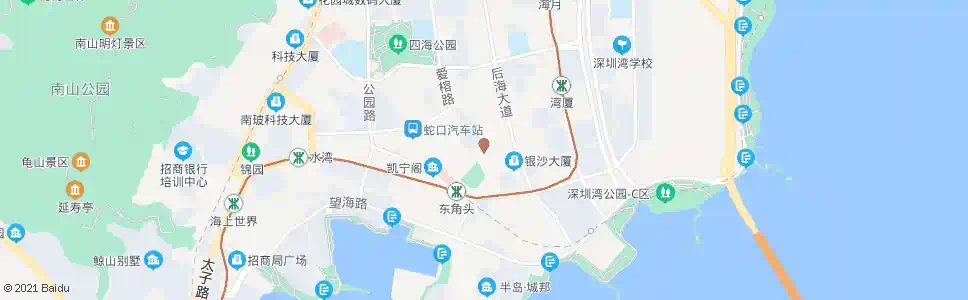 深圳湾厦村委_公交站地图_深圳公交_妙搜公交查询2024