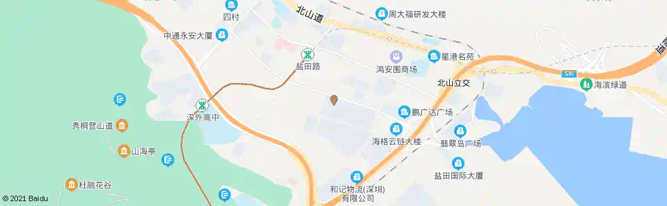 深圳盐田保税物流园_公交站地图_深圳公交_妙搜公交查询2024