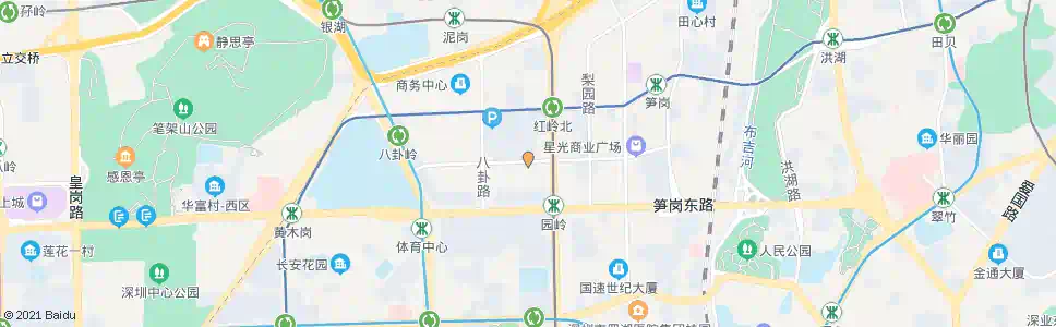 深圳八卦岭2_公交站地图_深圳公交_妙搜公交查询2024