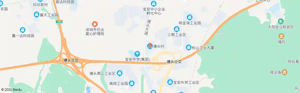 深圳塘头新村_公交站地图_深圳公交_妙搜公交查询2024