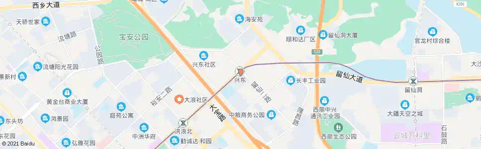 深圳国泰家私城_公交站地图_深圳公交_妙搜公交查询2024