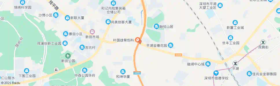 深圳嘉湖路口_公交站地图_深圳公交_妙搜公交查询2024