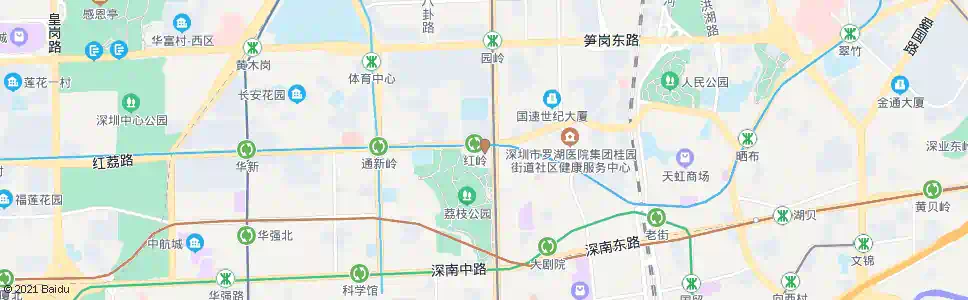 深圳红岭路口_公交站地图_深圳公交_妙搜公交查询2024