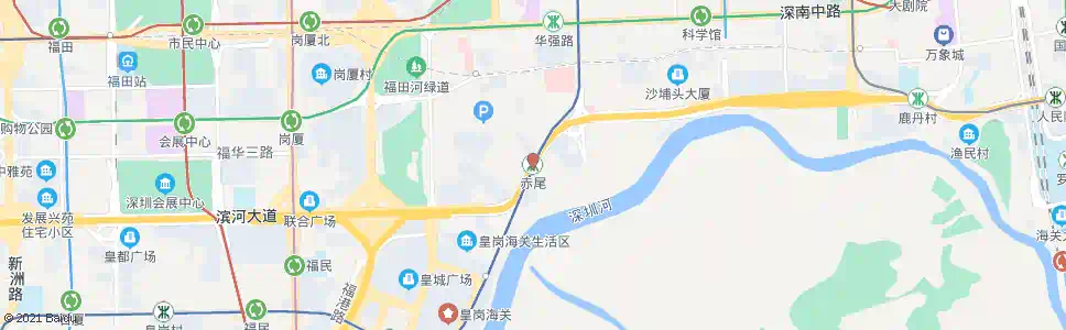 深圳赤尾天桥_公交站地图_深圳公交_妙搜公交查询2024