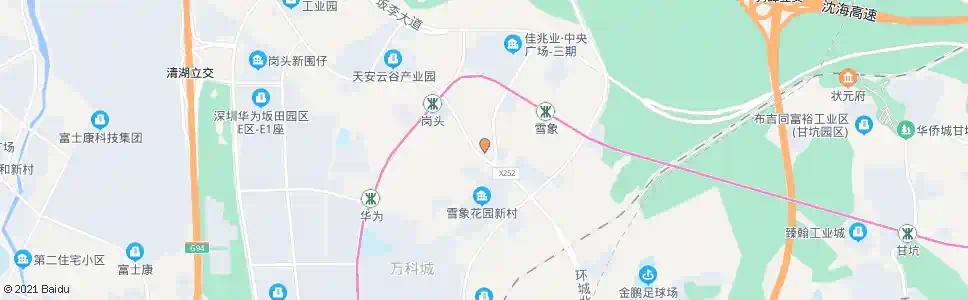 深圳坂田象角塘总站_公交站地图_深圳公交_妙搜公交查询2024