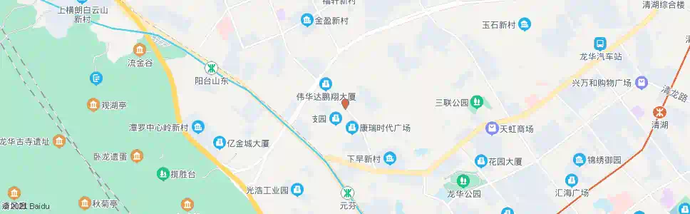 深圳福瑞尔工业园_公交站地图_深圳公交_妙搜公交查询2024