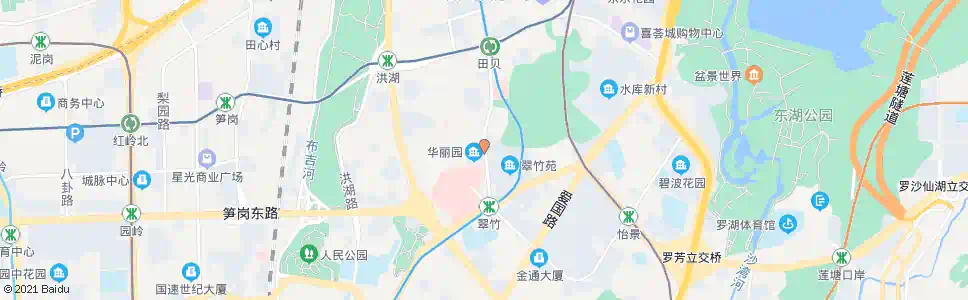 深圳翠竹万家_公交站地图_深圳公交_妙搜公交查询2024