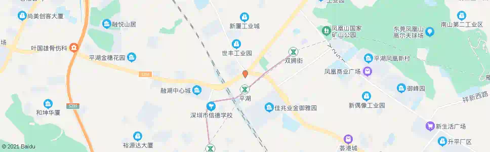 深圳平湖汽车站_公交站地图_深圳公交_妙搜公交查询2024