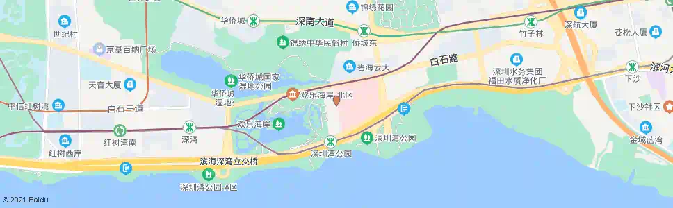 深圳港大医院总站_公交站地图_深圳公交_妙搜公交查询2024