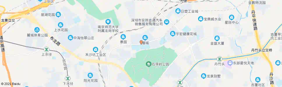 深圳布吉慢城_公交站地图_深圳公交_妙搜公交查询2024