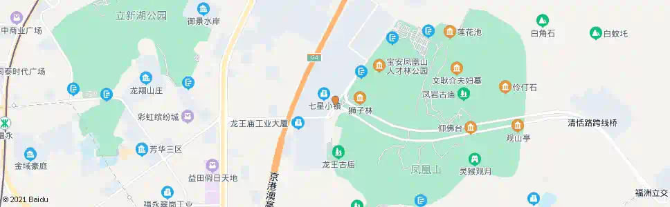 深圳福凤路南_公交站地图_深圳公交_妙搜公交查询2024