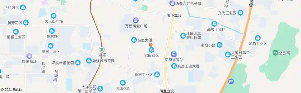 深圳稔田社区总站_公交站地图_深圳公交_妙搜公交查询2024