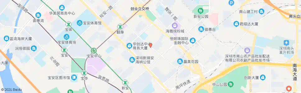 深圳宝安市场监管分局_公交站地图_深圳公交_妙搜公交查询2024