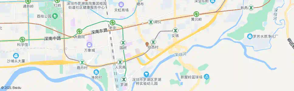 深圳丽都酒店1_公交站地图_深圳公交_妙搜公交查询2024