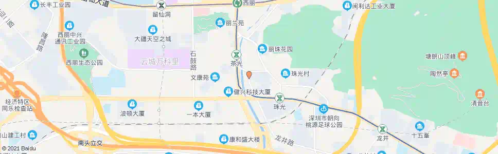 深圳宝珠花园_公交站地图_深圳公交_妙搜公交查询2024