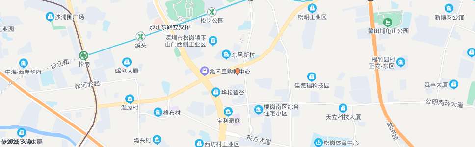 深圳松岗新汽车站_公交站地图_深圳公交_妙搜公交查询2024