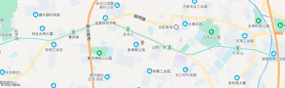 深圳富利松白路口_公交站地图_深圳公交_妙搜公交查询2024