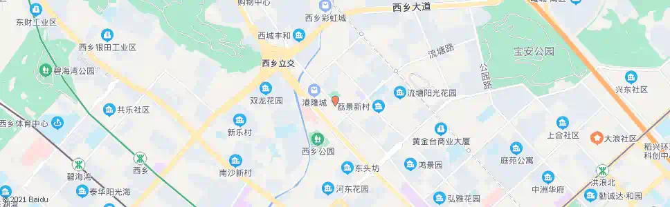 深圳西乡街道办西_公交站地图_深圳公交_妙搜公交查询2024