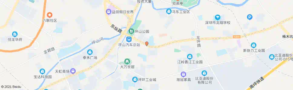 深圳坪环酒楼_公交站地图_深圳公交_妙搜公交查询2024