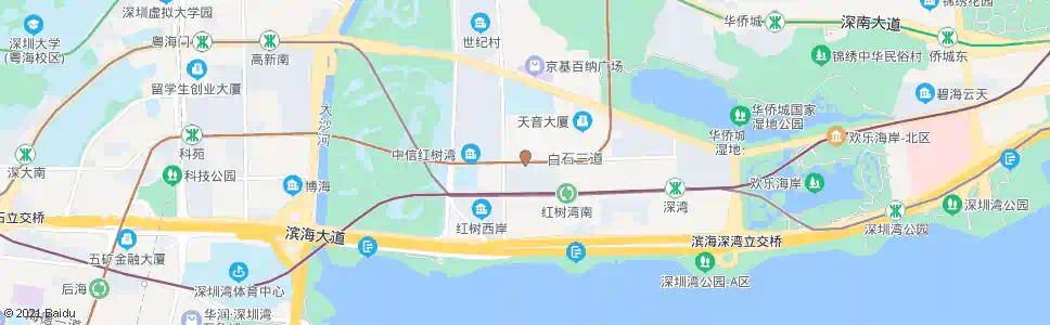 深圳红树湾地铁站_公交站地图_深圳公交_妙搜公交查询2024