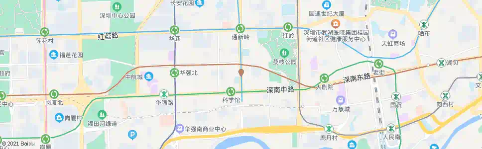 深圳市总工会_公交站地图_深圳公交_妙搜公交查询2024