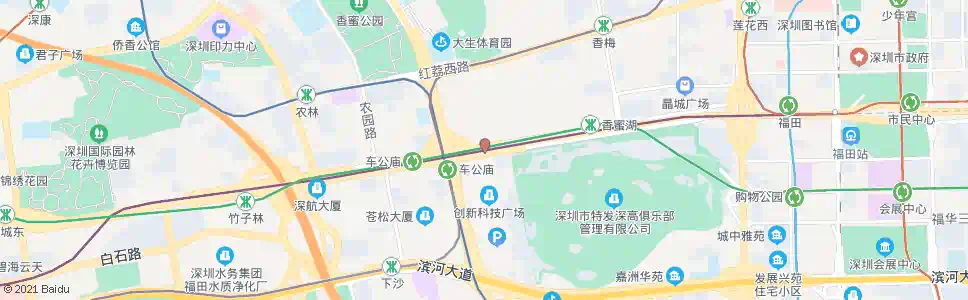 深圳深南香蜜立交2_公交站地图_深圳公交_妙搜公交查询2024